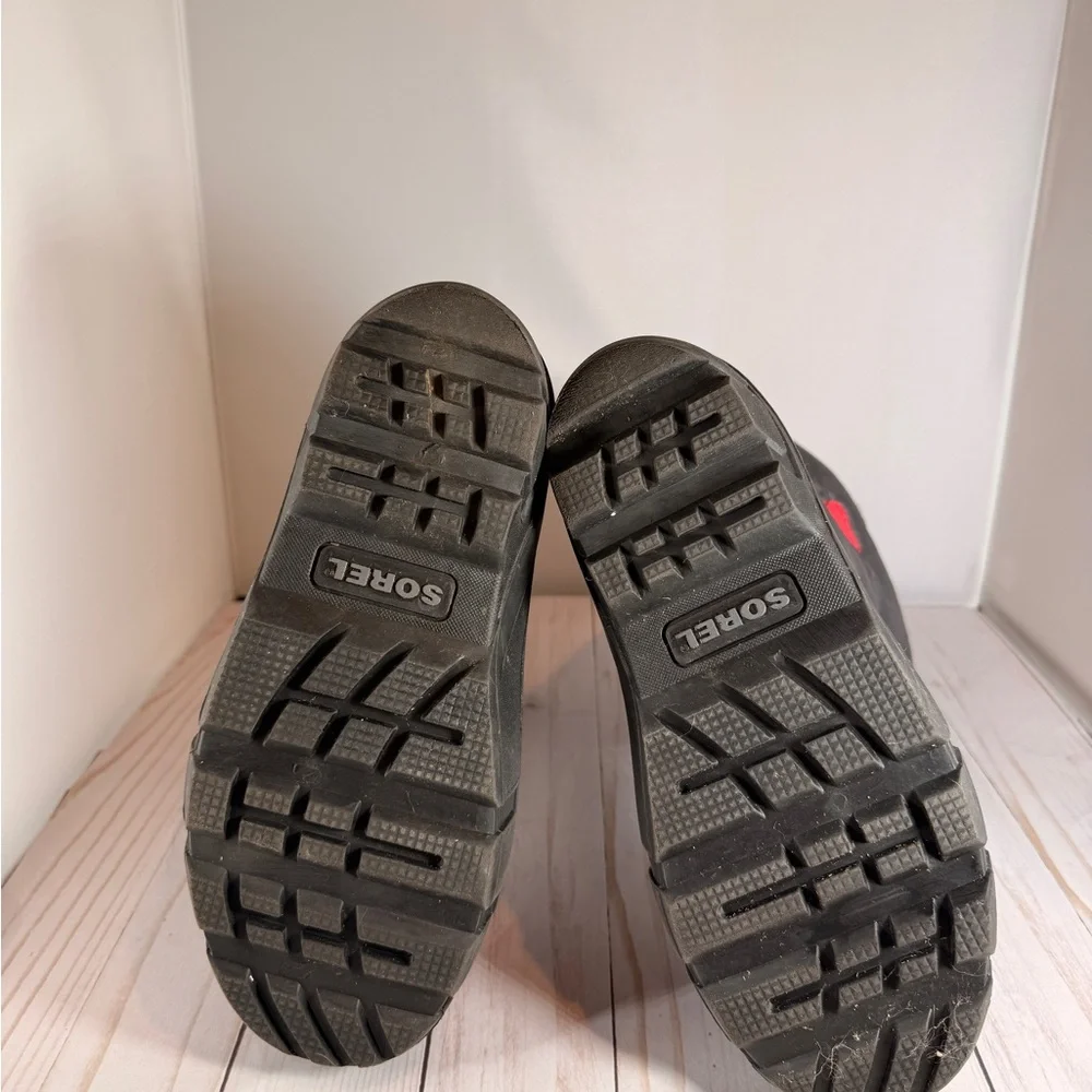 Sorel Gray and Red Men's Rain & Snow Boots